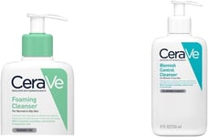 Cerave Foaming Cleanser for Normal to Oily Skin 473Ml with Niacinamide and 3 Ess