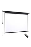 72" Electric Projector Screen with Remote Control
