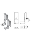 Wibe Wall bracket 11/75 hdg