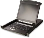 ATEN – KVM switch 1-8, 19" 1U with 17" LCD screen, Nordic layout (CL5708M-AT-XG-DNG)