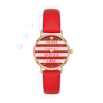 Kate Spade New York Klockarmband KSW1365 Läder Röd 12mm