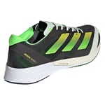 adidas Unisex's Adizero Adios 7 M Sneaker, Core Black Beam Yellow Solar Green, 7 UK