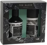 Ted Baker Graphite Black Hair & Body Wash Body and Body Spray Daring Duo Gift Se