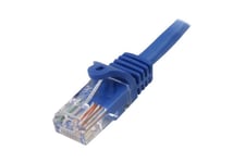StarTech.com 2m Blue Cat5e / Cat 5 Snagless Patch Cable - patchkabel - 2 m - blå