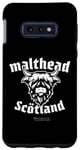 Coque pour Galaxy S10e Whisky Highland Cow Lettrage Malthead Scotch Whisky