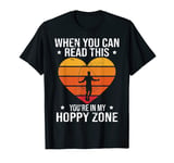 Retro Jumping Rope Youre In My Hoppy Zone Jump Rope Skipping T-Shirt