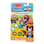 Melissa & Doug Sticker WOW Sticker Stamper and 24-Page Activity Pad, 300 Stickers, Arts and Crafts Fidget Toy Collectible Character – Dog - Creative Play Travel Toy for Girls and Boys 3 plus