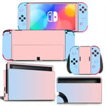 Kit De Autocollants Skin Decal Pour Switch Oled Console De Jeu Full Body Ns Oled, T1tn-Nsoled-2001