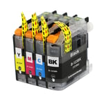 4 Ink Cartridges (Set) for use with Brother DCP-J752DW, MFC-J4710DW, MFC-J6920DW