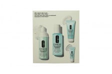 CLINIQUE ANTI-BLEMISH SOLUTIONS GIFT SET 50ML CLEANSING FOAM + 60ML CLARIFYING L