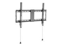 Techly - Monteringssats (Väggfäste) - Fixerad - För Lcd-Tv/Välvd Lcd-Tv - Låsbar - Svart - Skärmstorlek: 37"-80"