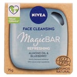3 x Nivea Face Cleansing Magic Bar Refreshing Almond Oil & Blueberry 75g