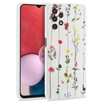 Galaxy A13 4G/LTE Skal Floral Mood - Garden Vit