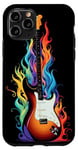 Coque pour iPhone 11 Pro Guitare électrique pour concerts et festivals de metal