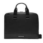 Laptopväska Calvin Klein Modern Bar Slim Laptop Bag Mono K50K511529 Ck Mono Perf Black 0GK