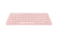 Logitech K380 Multi-Device Bluetooth Keyboard - tangentbord - QWERTZ - tysk - rosa