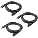3-Pack 4K HDMI Kabel PS5/PS4/TV/Xbox/Wii U/Switch/Gaming 1m