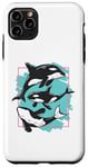 Coque pour iPhone 11 Pro Max Motif Save The Ocean Orca Whale Sea Life Friends pour femme