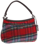 Tommy Hilfiger Hayden Small Hobo, Sac à main - Rouge écossais (Red Check)