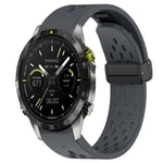 Garmin Epix Pro Gen 2 47mm Silikon Klockarmband med Magnetlås - Grå