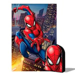 Marvel - Spider-Man Lenticular Jigsaw Puzzle with Shaped Tin Box 300 pcs 46x31 c