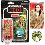 Star Wars Return of the Jedi Han Solo in Trench Coat Kenner 2011 NRFP