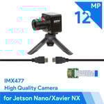 Arducam Complete High Quality Camera Bundle for Jetson Nano/Xavier NX, 12.3MP 1/2.3 Inch IMX477