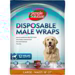 Simple Solution Skvättskydd hanhund, engångs strl. L- 12 st