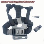 Black Shoulder Chest Strap Mount Harness Belt For SUPTig Sports DV Action Cams