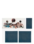 Marooms Space Bed Curtains Blå