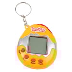 Mini Virtuell Elektronisk Husdjur Tamagotchi Maskin Leksaker Nyckelring Hänge För Barn Presenter Yellow