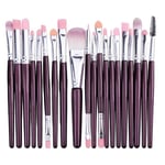 20st Ögonskuggsborste Smokey-Eye Brush Set- Lilla