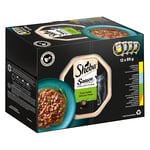 Sheba 12 x 85 g portionsform i blandpack - Sauce Collection (kanin; öring; kyckling; kalkon & kyckling)