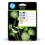 HP 6ZC74AE 912 Original Ink Cartridges, Black/Cyan/Magenta/Yellow, Multipack Bla