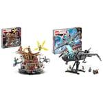LEGO 76261 Marvel Spider-Man Final Battle Set, Recreate Spider-Man: No Way Home Scene with 3 Peter Parkers, Green Goblin, Electro, Sandman & 76248 Marvel The Avengers Quinjet