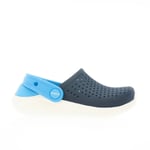 Boy's Shoes Crocs Kids LiteRide Slip on Clogs in Blue