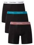Calvin Klein3 Pack Boxer Briefs - Black (Capri Rise/Ocean Depths/White)