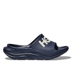 Hoka Ora Athletic Slide tofflor (unisex)  - Varsity Navy/White, 40
