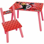 Bord och stol för barn Fun House Ladybug