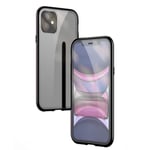 Skal i härdat glas till iPhone 11 & XR - Svart