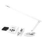 Paket: Elektrisk Nagelfil JD500 + LED Bordslampa Smal 20W – Vit
