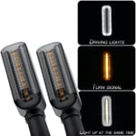 2ST Blinkers Blinkers Indikatorlampa BRANN-VIT BRANN-VIT Amber-White