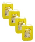 Trade Chemicals Carpet Cleaner Shampoo & Odour Deodoriser (inc Pet) Plush 5L x4 (Lemon)