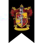 LAGERRENSNING Harry Potter Flagga svart bakgrund 125*75 cm - Gryffindor Gryffindor