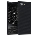 kalibri Aramid Fiber Case Compatible with Blackberry KEYtwo (Key2) - Case Super Slim Strong Protective Phone Cover - Black Matte