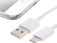 Samsung EP-DN930CWE - USB-kabel - USB (hane) till 24 pin USB-C (hane) - USB 2.0 - 2 A - 1 m - reversibel C-kontakt - för Galaxy Note7