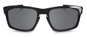 Oakley Designer Polarized Sunglasses Sliver OO9262-09 in Polished-Black & black