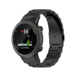 Garmin Forerunner 45 / 45S / Swim 2 Klockarmband i Rostfritt Stål - Svart