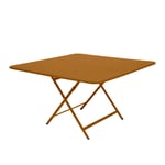 Fermob - Caractère Table 128 x 128 cm, Gingerbread - Matbord utomhus - Studio Fermob - Brun - Metall