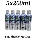 5 X Radox You'Ve Got This Shower Mousse 200ml---5x200ml Pack 